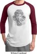 Mens Yoga Shirt 3D Ganesha Lights Raglan Tee T-Shirt