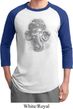 Mens Yoga Shirt 3D Ganesha Lights Raglan Tee T-Shirt