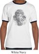 Mens Yoga Shirt 3D Ganesha Lights Ringer Tee T-Shirt