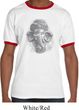 Mens Yoga Shirt 3D Ganesha Lights Ringer Tee T-Shirt