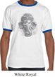 Mens Yoga Shirt 3D Ganesha Lights Ringer Tee T-Shirt