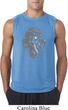Mens Yoga Shirt 3D Ganesha Lights Sleeveless Tee T-Shirt