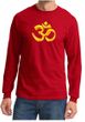 Mens Yoga Shirt 3D OM Long Sleeve Tee T-Shirt