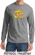 Mens Yoga Shirt 3D OM Long Sleeve Tee T-Shirt