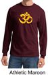 Mens Yoga Shirt 3D OM Long Sleeve Tee T-Shirt