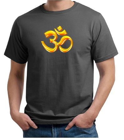 Mens Yoga Shirt 3D OM Organic Tee T-Shirt