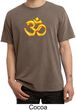 Mens Yoga Shirt 3D OM Pigment Dyed Tee T-Shirt