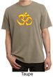 Mens Yoga Shirt 3D OM Pigment Dyed Tee T-Shirt