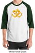 Mens Yoga Shirt 3D OM Raglan Tee T-Shirt