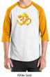 Mens Yoga Shirt 3D OM Raglan Tee T-Shirt
