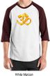 Mens Yoga Shirt 3D OM Raglan Tee T-Shirt