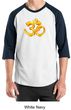 Mens Yoga Shirt 3D OM Raglan Tee T-Shirt