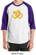 Mens Yoga Shirt 3D OM Raglan Tee T-Shirt