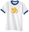 Mens Yoga Shirt 3D OM Ringer Tee T-Shirt