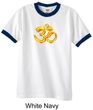 Mens Yoga Shirt 3D OM Ringer Tee T-Shirt