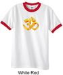 Mens Yoga Shirt 3D OM Ringer Tee T-Shirt