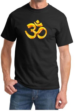 Mens Yoga Shirt 3D OM Tee T-Shirt