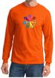 Mens Yoga Shirt 7 Chakra Circle Long Sleeve Tee T-Shirt