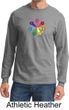 Mens Yoga Shirt 7 Chakra Circle Long Sleeve Tee T-Shirt