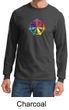 Mens Yoga Shirt 7 Chakra Circle Long Sleeve Tee T-Shirt