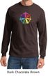 Mens Yoga Shirt 7 Chakra Circle Long Sleeve Tee T-Shirt