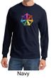 Mens Yoga Shirt 7 Chakra Circle Long Sleeve Tee T-Shirt