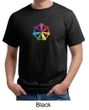 Mens Yoga Shirt 7 Chakra Circle Organic Tee T-Shirt