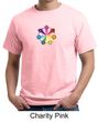 Mens Yoga Shirt 7 Chakra Circle Organic Tee T-Shirt