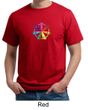 Mens Yoga Shirt 7 Chakra Circle Organic Tee T-Shirt