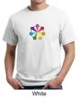 Mens Yoga Shirt 7 Chakra Circle Organic Tee T-Shirt