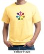 Mens Yoga Shirt 7 Chakra Circle Organic Tee T-Shirt