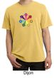 Mens Yoga Shirt 7 Chakra Circle Pigment Dyed Tee T-Shirt