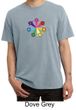 Mens Yoga Shirt 7 Chakra Circle Pigment Dyed Tee T-Shirt