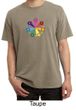 Mens Yoga Shirt 7 Chakra Circle Pigment Dyed Tee T-Shirt