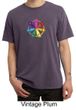 Mens Yoga Shirt 7 Chakra Circle Pigment Dyed Tee T-Shirt