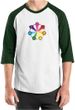 Mens Yoga Shirt 7 Chakra Circle Raglan Tee T-Shirt