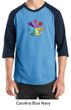 Mens Yoga Shirt 7 Chakra Circle Raglan Tee T-Shirt