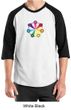 Mens Yoga Shirt 7 Chakra Circle Raglan Tee T-Shirt