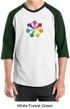 Mens Yoga Shirt 7 Chakra Circle Raglan Tee T-Shirt