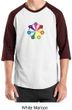 Mens Yoga Shirt 7 Chakra Circle Raglan Tee T-Shirt