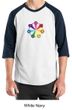Mens Yoga Shirt 7 Chakra Circle Raglan Tee T-Shirt