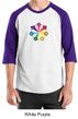 Mens Yoga Shirt 7 Chakra Circle Raglan Tee T-Shirt