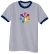 Mens Yoga Shirt 7 Chakra Circle Ringer Tee T-Shirt