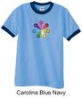 Mens Yoga Shirt 7 Chakra Circle Ringer Tee T-Shirt