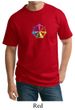 Mens Yoga Shirt 7 Chakra Circle Tall Tee T-Shirt