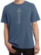 Mens Yoga Shirt 7 Chakras Meditation Pigment Dyed Tee