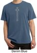 Mens Yoga Shirt 7 Chakras Meditation Pigment Dyed Tee