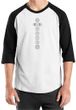 Mens Yoga Shirt 7 Chakras Meditation Raglan Shirt