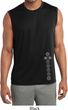 Mens Yoga Shirt 7 Chakras Bottom Print Sleeveless Moisture Wicking Tee