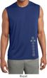 Mens Yoga Shirt 7 Chakras Bottom Print Sleeveless Moisture Wicking Tee